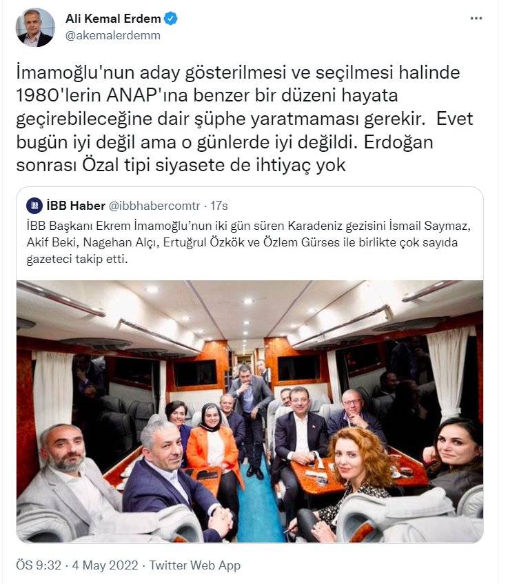 İmamoğlu'nun otobüsündeki gazeteciler tartışılıyor: Kadro eksik kalmış, kankalarını da alın 5
